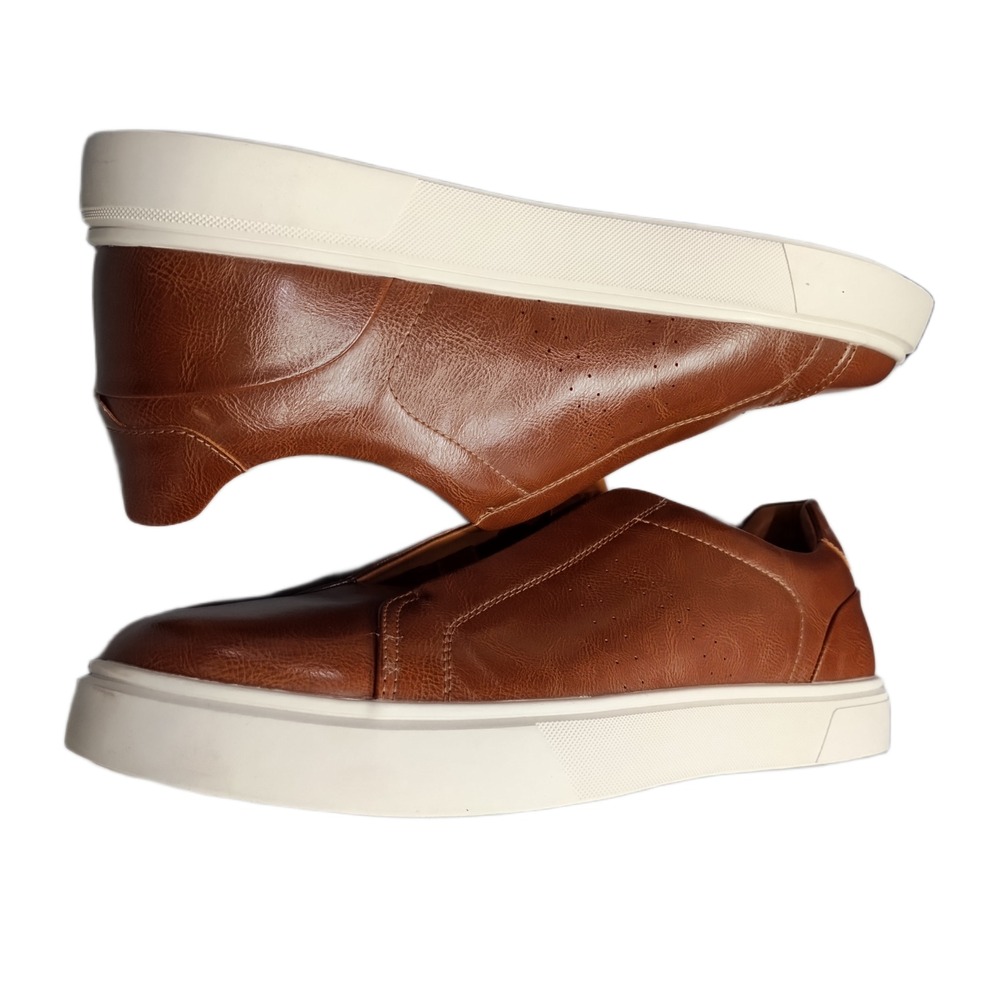 Madden MLEVVIA Casual Platform Sneakers Mens US Size 13 Brown Comfort Slip On